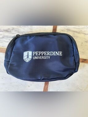 Navy Belt Bag – Campus Logo Fanny Pack